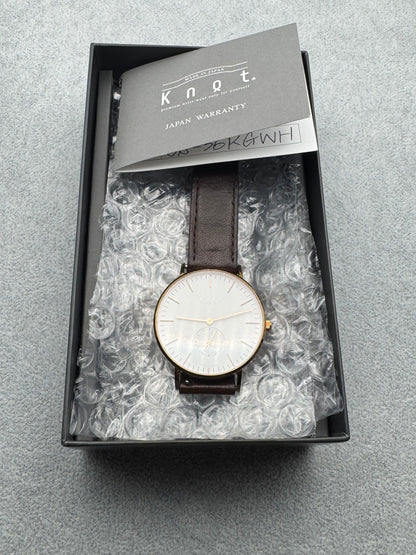 Knot CS-36RGWH – Classic Small Second (Made in Japan, 2018)