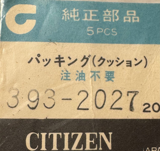 Citizen Dichtung 393-2027 – Case Packing für Modell 51401 – NOS