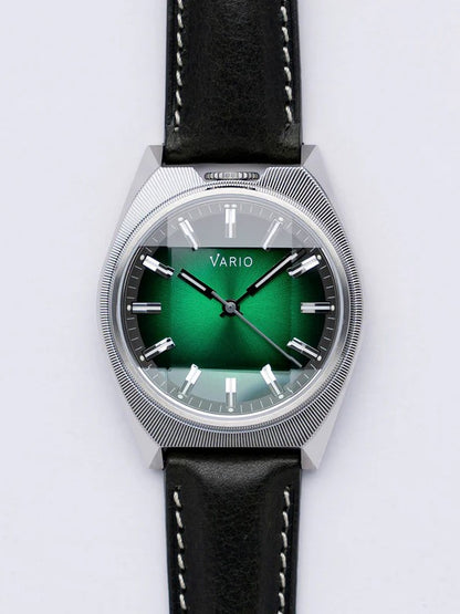 Vario Futurist Watch – Sunburst Green Fumé