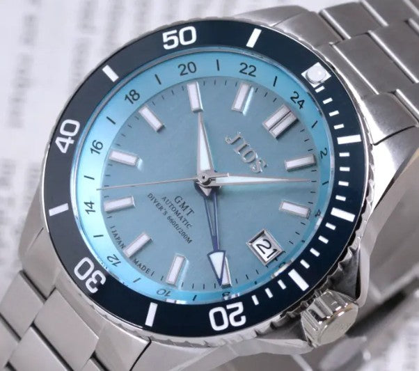 JIOS GMT Diver's 104 Lake Biwa Blue