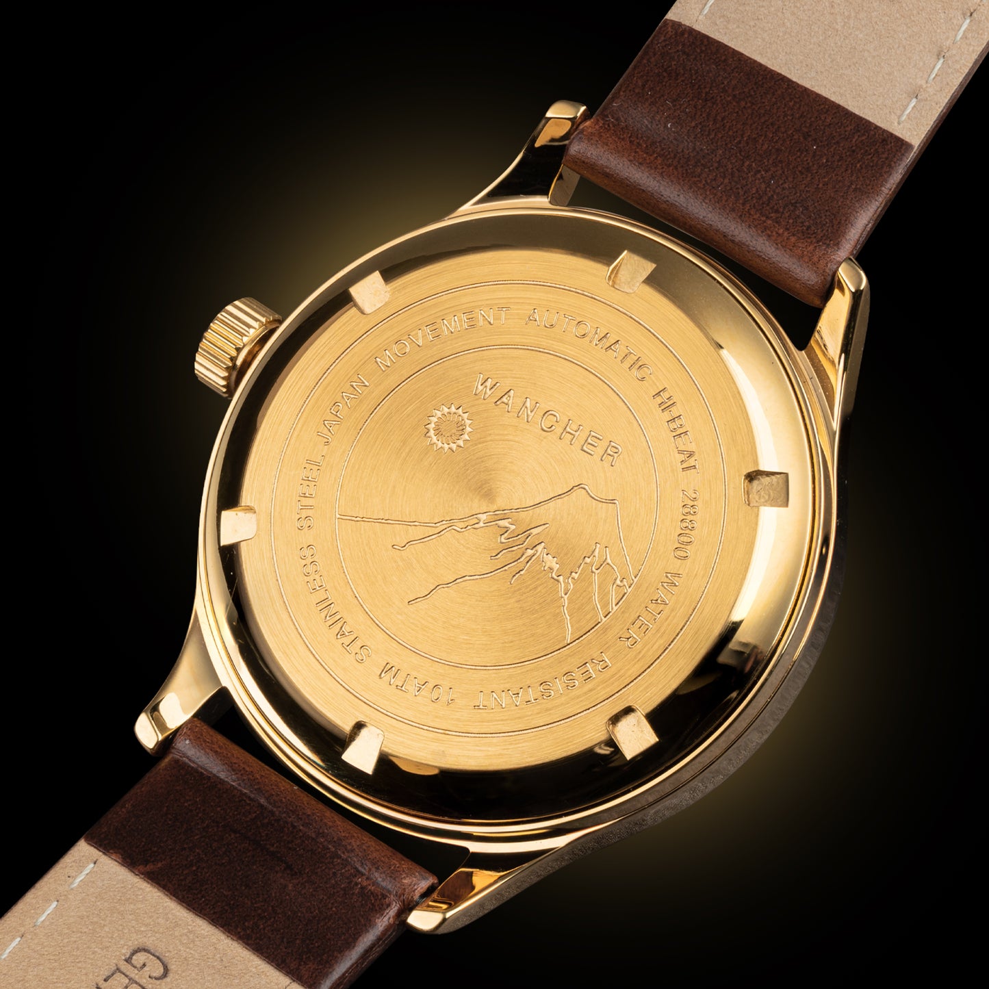 WANCHER Dream Watch – Hirota Hibi-nuri „Aka Fuji" Gold by Meisterin Yoko Hirota – Einzelstück