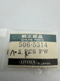 Citizen NOS Krone 506-5314, Stahl, vergoldet – Citizen Leopard, 4-262xxx / 4-79xxxx / 34-34xx / 45-36xx u. a. – 1 Stück