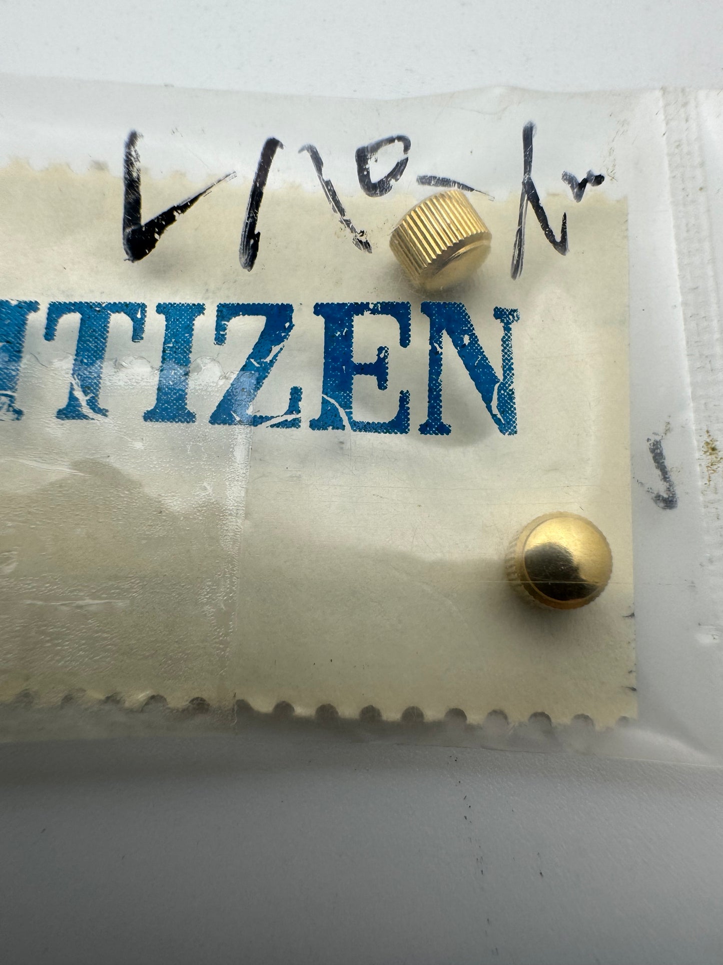 Citizen NOS Krone 506-5314, Stahl, vergoldet – Citizen Leopard, 4-262xxx / 4-79xxxx / 34-34xx / 45-36xx u. a. – 1 Stück