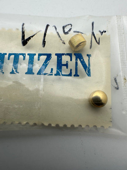Citizen NOS Krone 506-5314, Stahl, vergoldet – Citizen Leopard, 4-262xxx / 4-79xxxx / 34-34xx / 45-36xx u. a. – 1 Stück