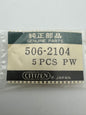 Citizen NOS Crown 506-2104, Steel, Gold-plated – Citizen Universal Crown (Hundreds of References) – 1 Piece