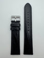 Seiko Leather Strap RS17C20BK 20-18 with Quick Release System 20mm – Cowhide with Teju Lizard Embossing, Black (JDM)