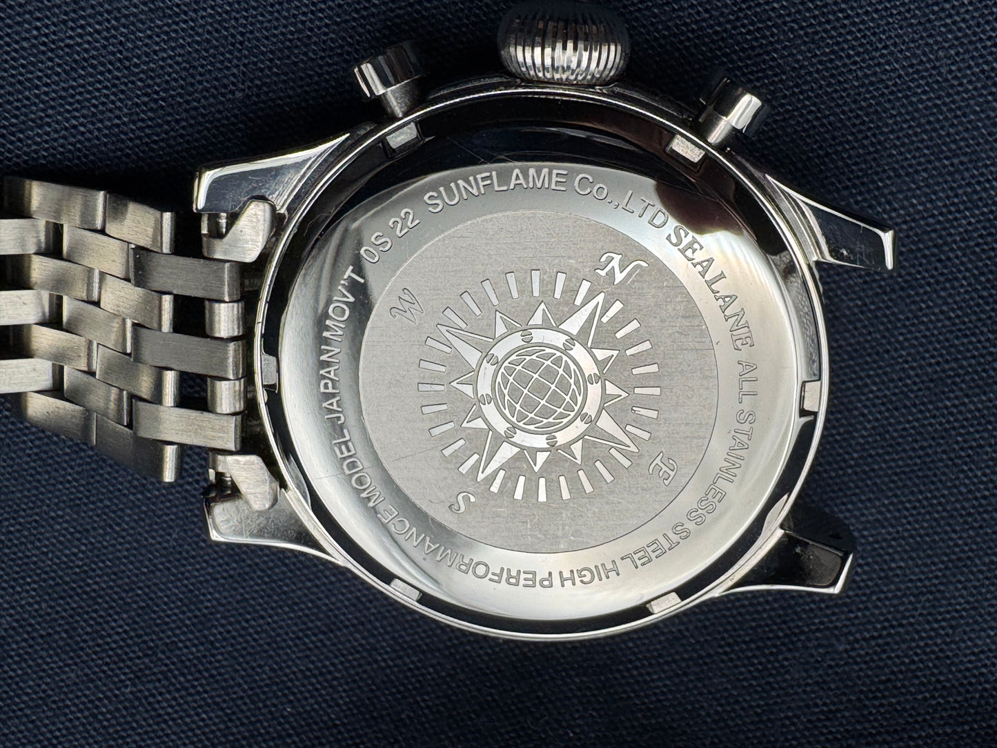 Sealane OS-22 Chronograph – (Chronographenfunktion defekt) High Performance Japan Chronograph