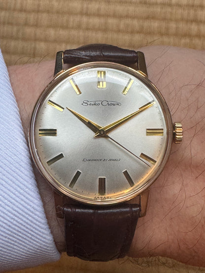 Seiko Crown Diashock 21 Jewels – der Grand Seiko Vorgänger (Japan, ca. 1962)