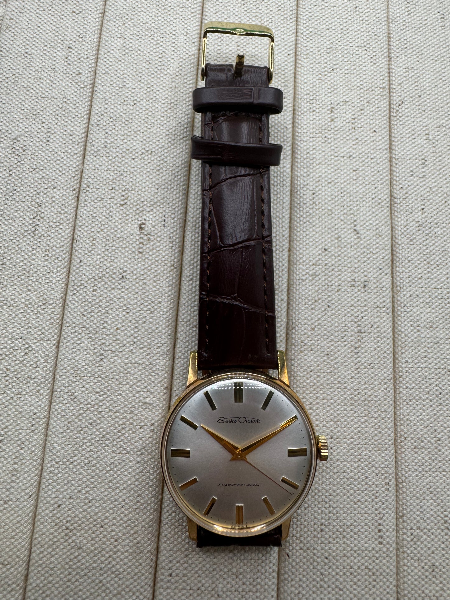 Seiko Crown Diashock 21 Jewels – der Grand Seiko Vorgänger (Japan, ca. 1962)