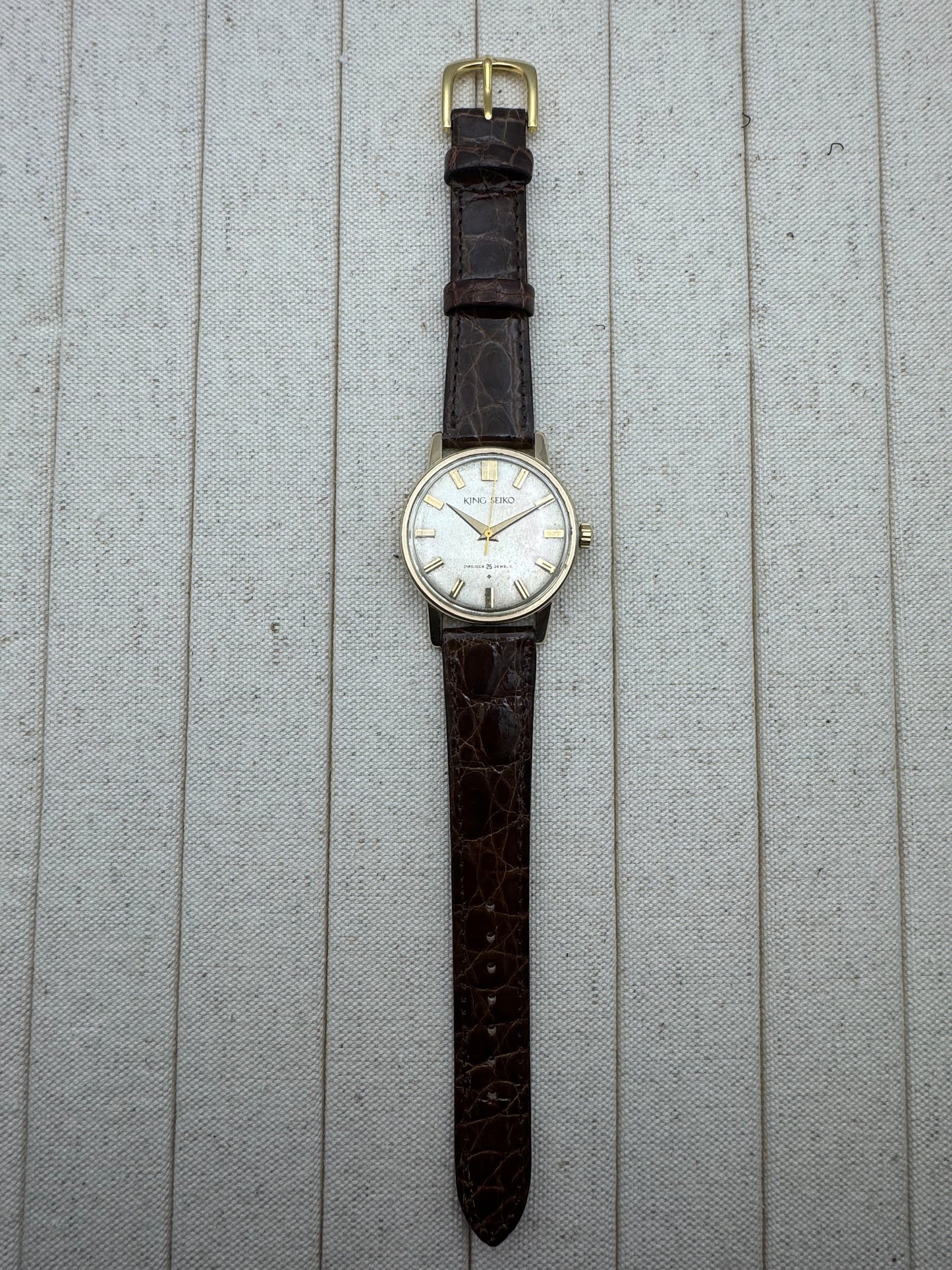 King Seiko 1st 15034 – Early High-Grade Mechanical (Japan, ca. 1963)