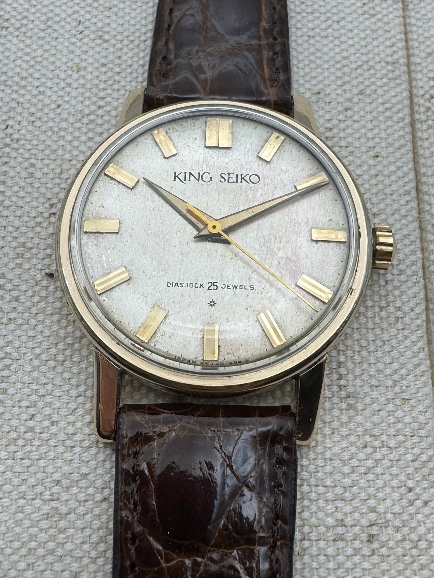 King Seiko 1st 15034 – Early High-Grade Mechanical (Japan, ca. 1963)