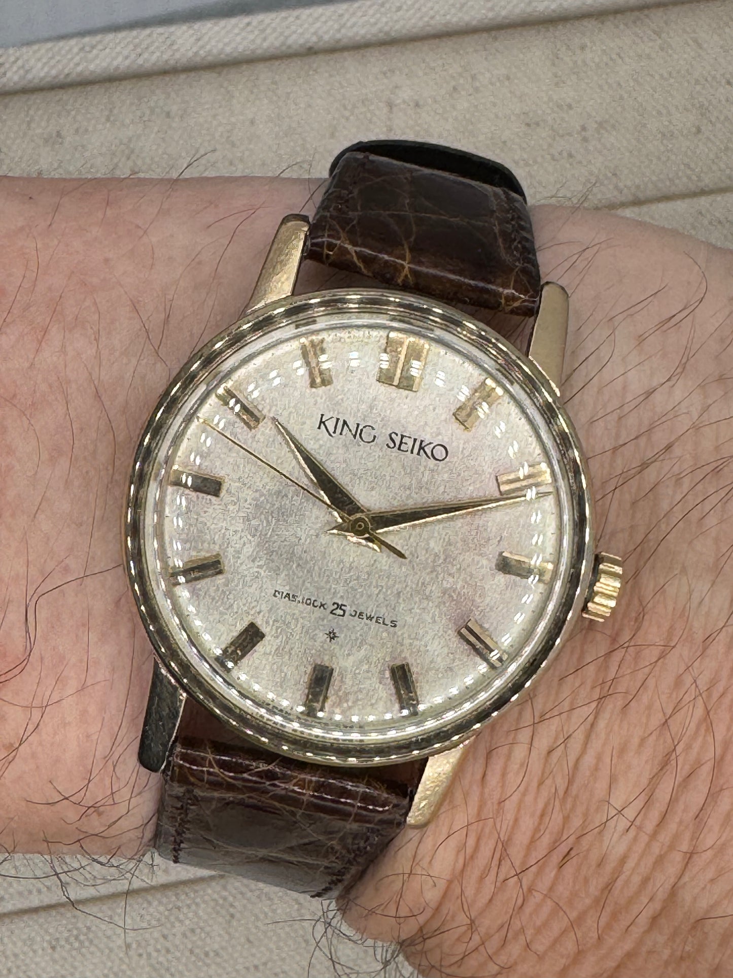 King Seiko 1st 15034 – Early High-Grade Mechanical (Japan, ca. 1963)