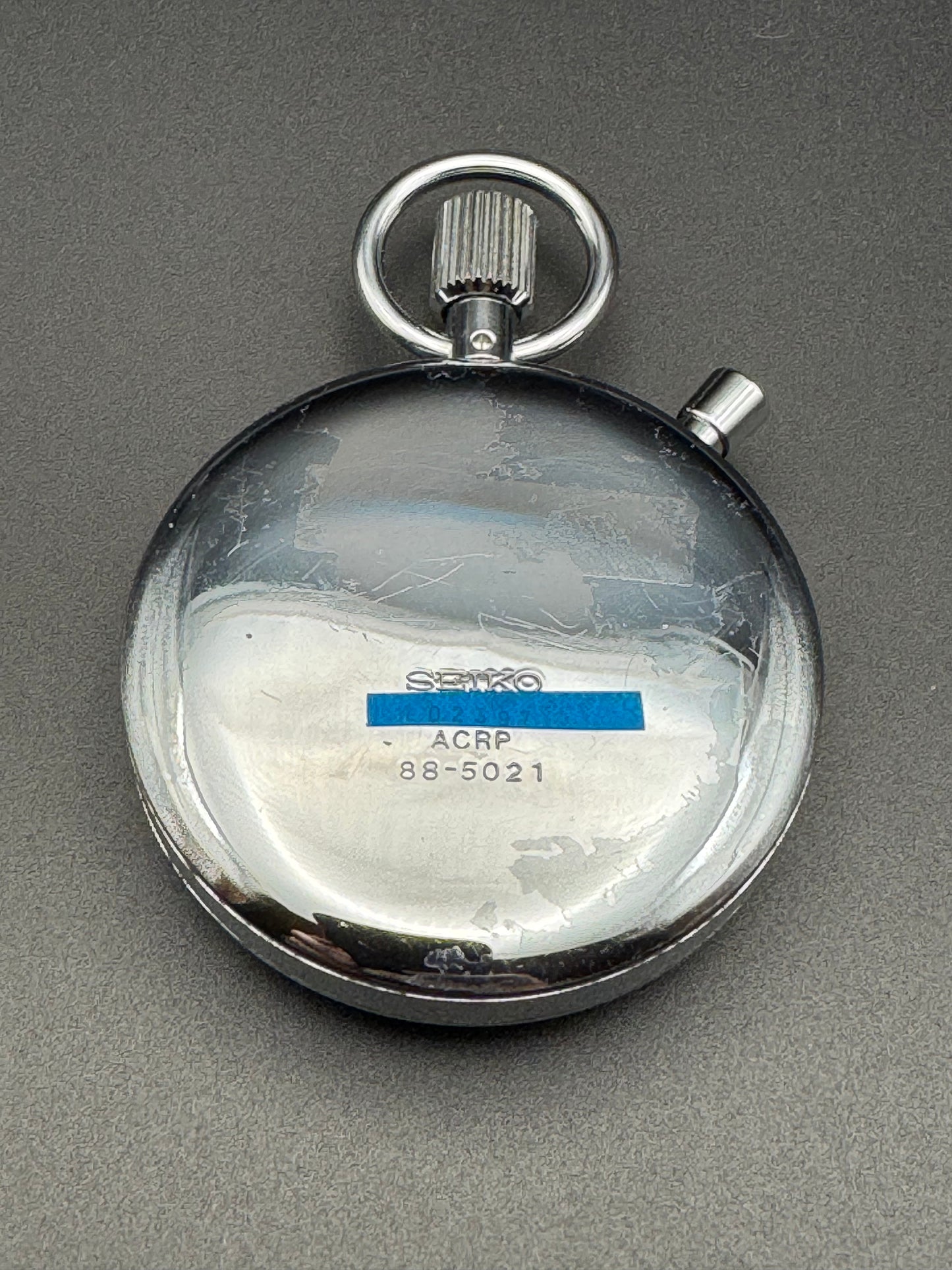 Seiko 88-5021 – Mechanical stopwatch manufactured in Daini Seikosha (October 1974)