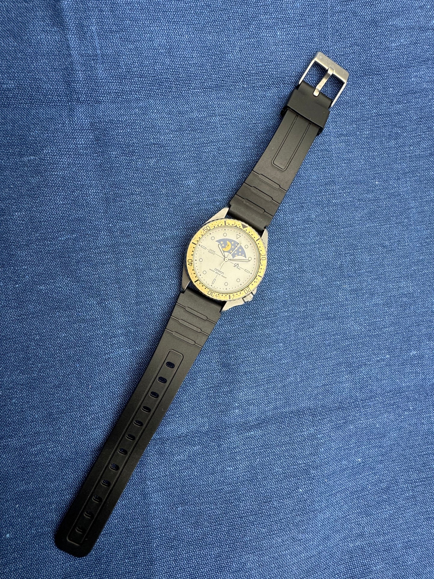 Rarität: Omron MM38 “Moonphase Diver” – Japan, ca. 1980er