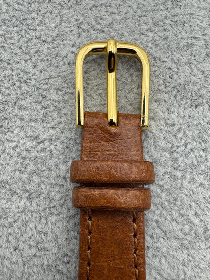 NATION Handaufzugsuhr Damen – ca. 1950er Jahre – Vintage Gold-Ton mit kleiner Sekunde