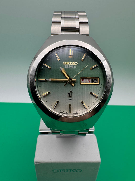 Seiko Elnix 0703-8040 – Electro-Mechanical Vintage (Japan, November 1975)