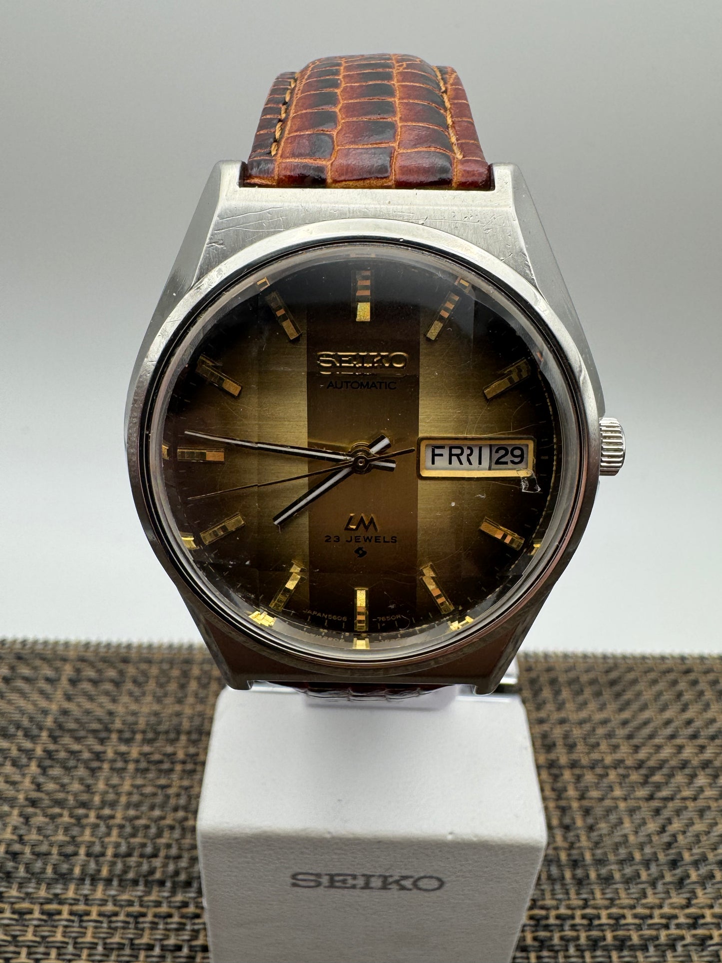 Seiko LM (Lord Matic) 5606-7310 – Oktober 1974, Suwa Seikosha