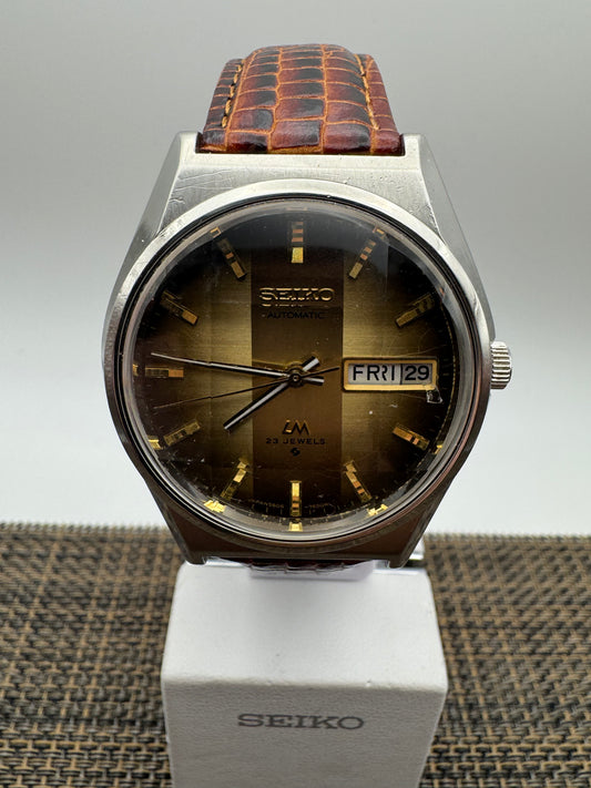 Seiko LM (Lord Matic) 5606-7310 – October 1974, Suwa Seikosha