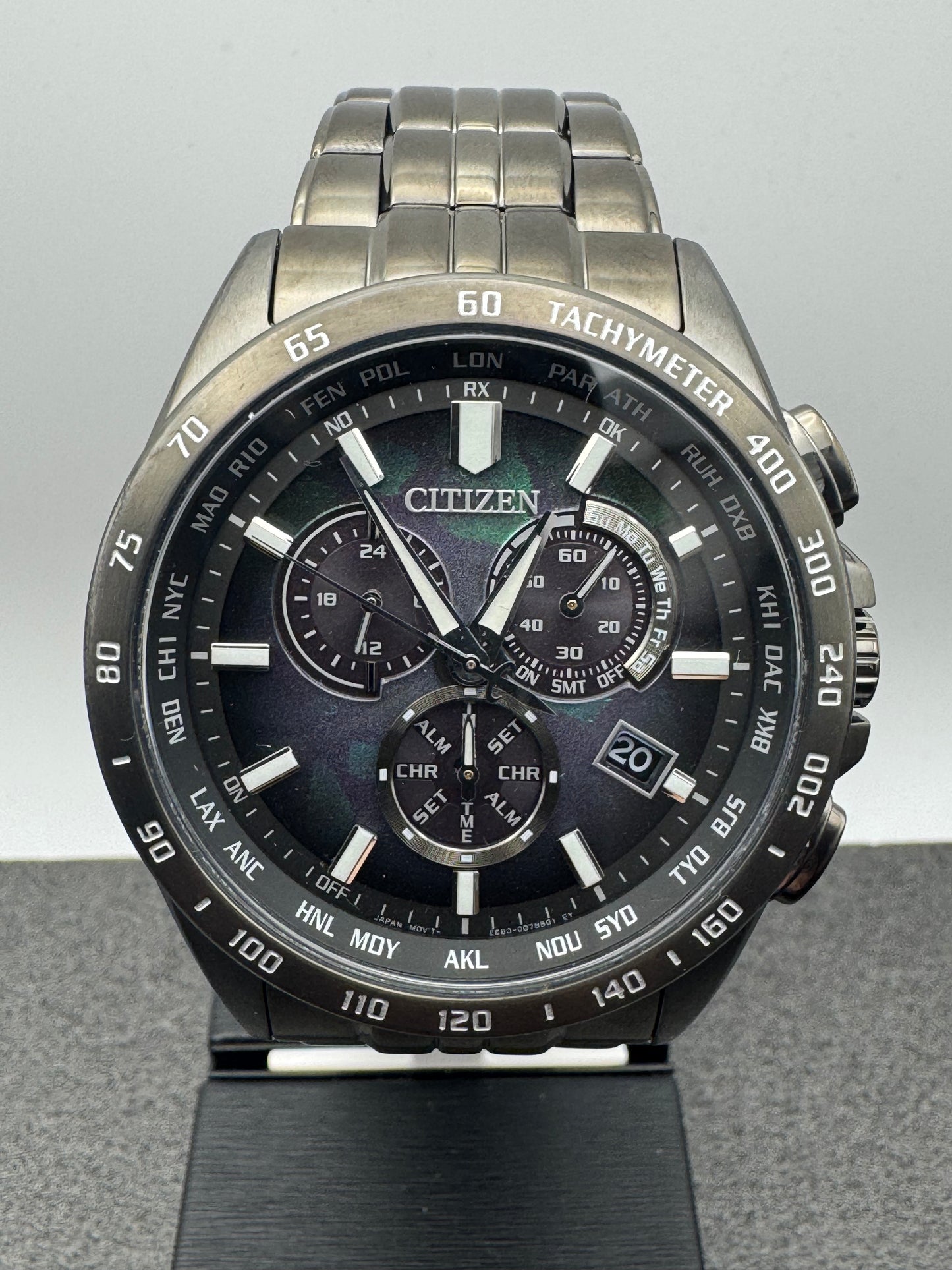 Citizen CB5878-56E “Layers of Time” Eco-Drive Chronograph (JDM Limited Edition, 100th Anniversary)