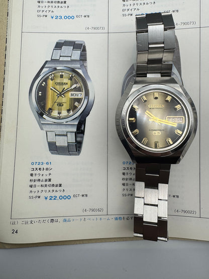 Citizen Cosmotron 7802 – Electronic – Originalarmband (August 1973)