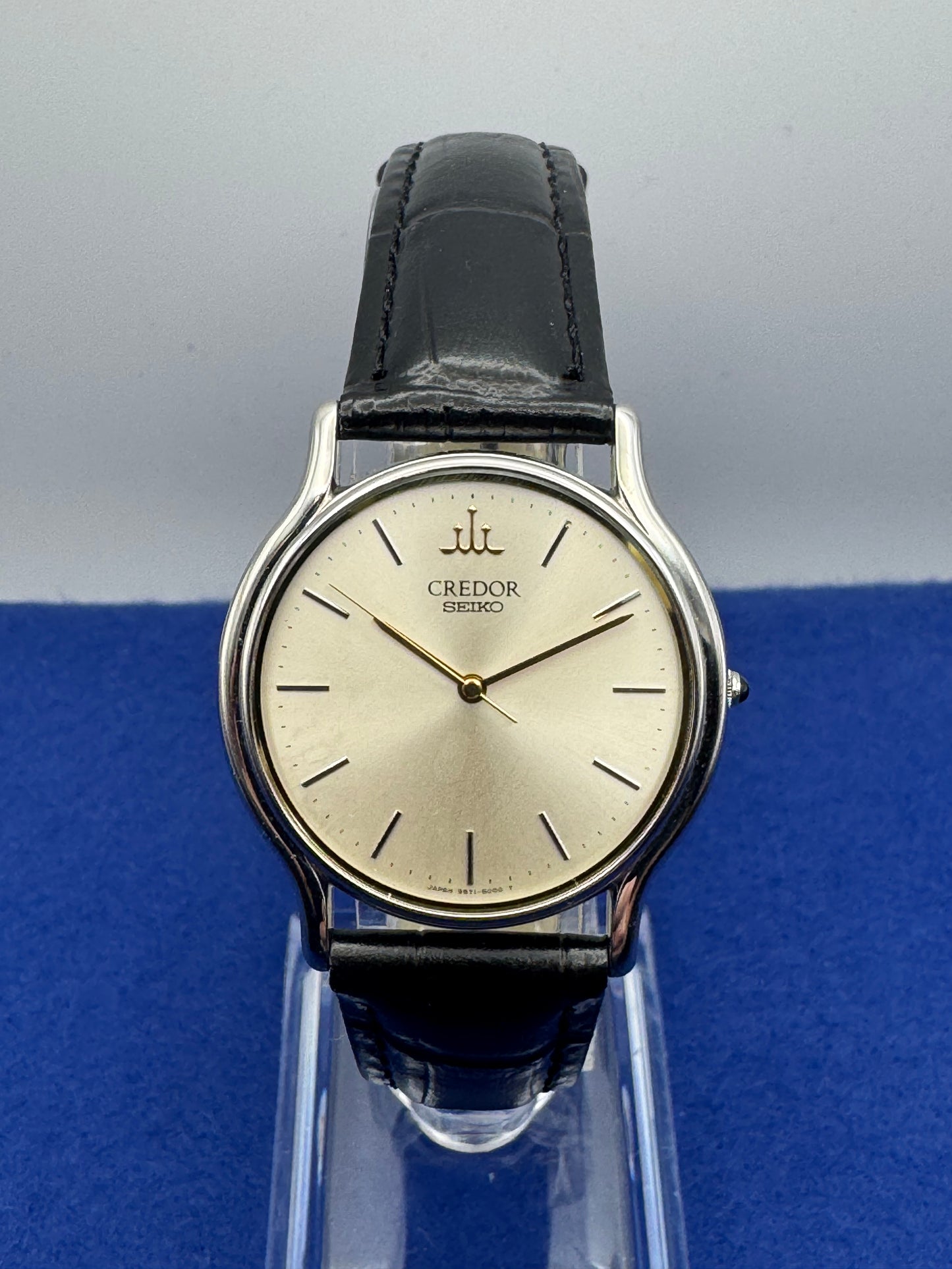 Seiko Credor 9571-6000 – Ultraflache Dresswatch aus Edelstahl (Mai 1995)
