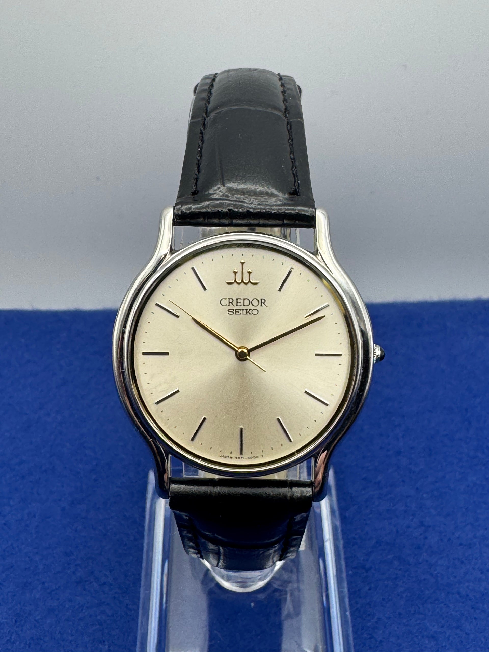 【電池切れ】Y2K 00s SEIKO CREDOR 9571-6000 Seiko Credor 9571-6000 – Ultra-thin stainless steel dress watch