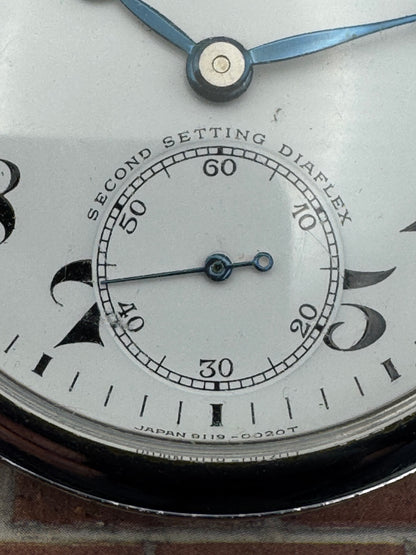 Seiko Eisenbahner-Taschenuhr – 15 Jewels – Precision – Showa 45 (1970)