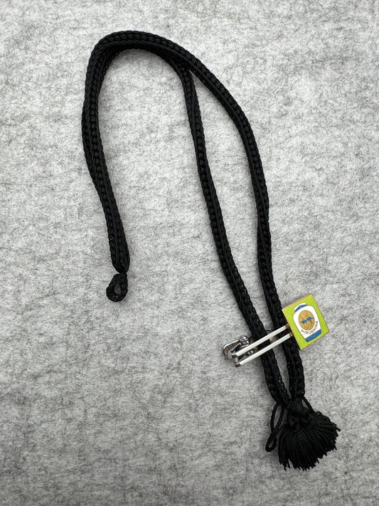 Vintage japanische Uhrenkette mit emailliertem „Hiroshima“-Anstecker (vermutlich 1960er Jahre)