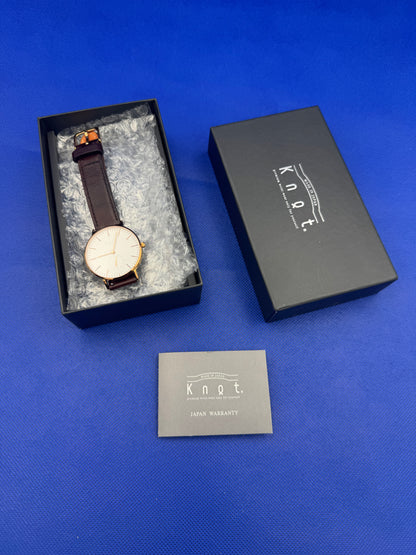 Knot CS-36RGWH – Classic Small Second (Made in Japan, 2018)