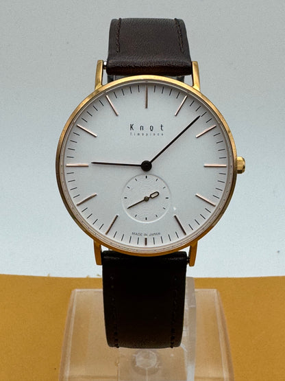 Knot CS-36RGWH – Classic Small Second (Made in Japan, 2018)
