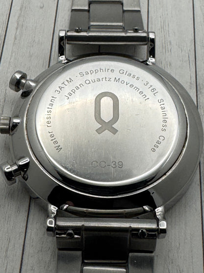 Knot Japan Chronograph CC-39 – Weißes Zifferblatt / Edelstahlband (Made in Japan)