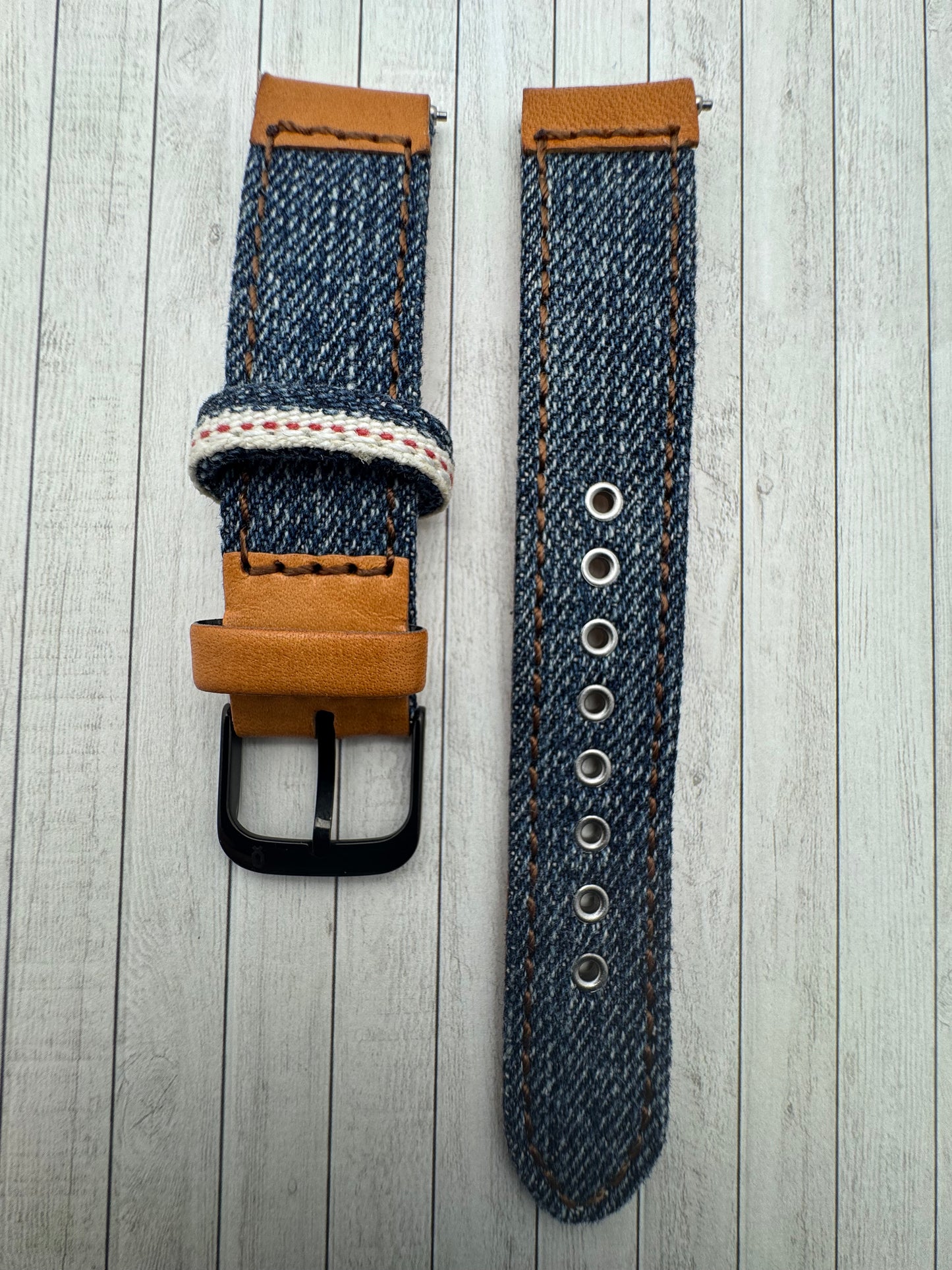 Knot Japan × Kurashiki Denim – Handarbeit 18 mm (Made in Japan)