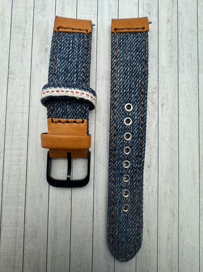 Knot Japan × Kurashiki Denim – Handarbeit 18 mm (Made in Japan)