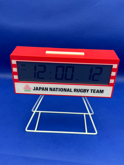 Seiko ACC802R Digitaler Tischwecker – Japan National Rugby Team Edition (Large Model)