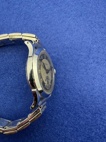 Seiko / Seikosha „Morris Type 9“ – Zweifarbige Sector-Dial Armbanduhr, ca. 1936–1939