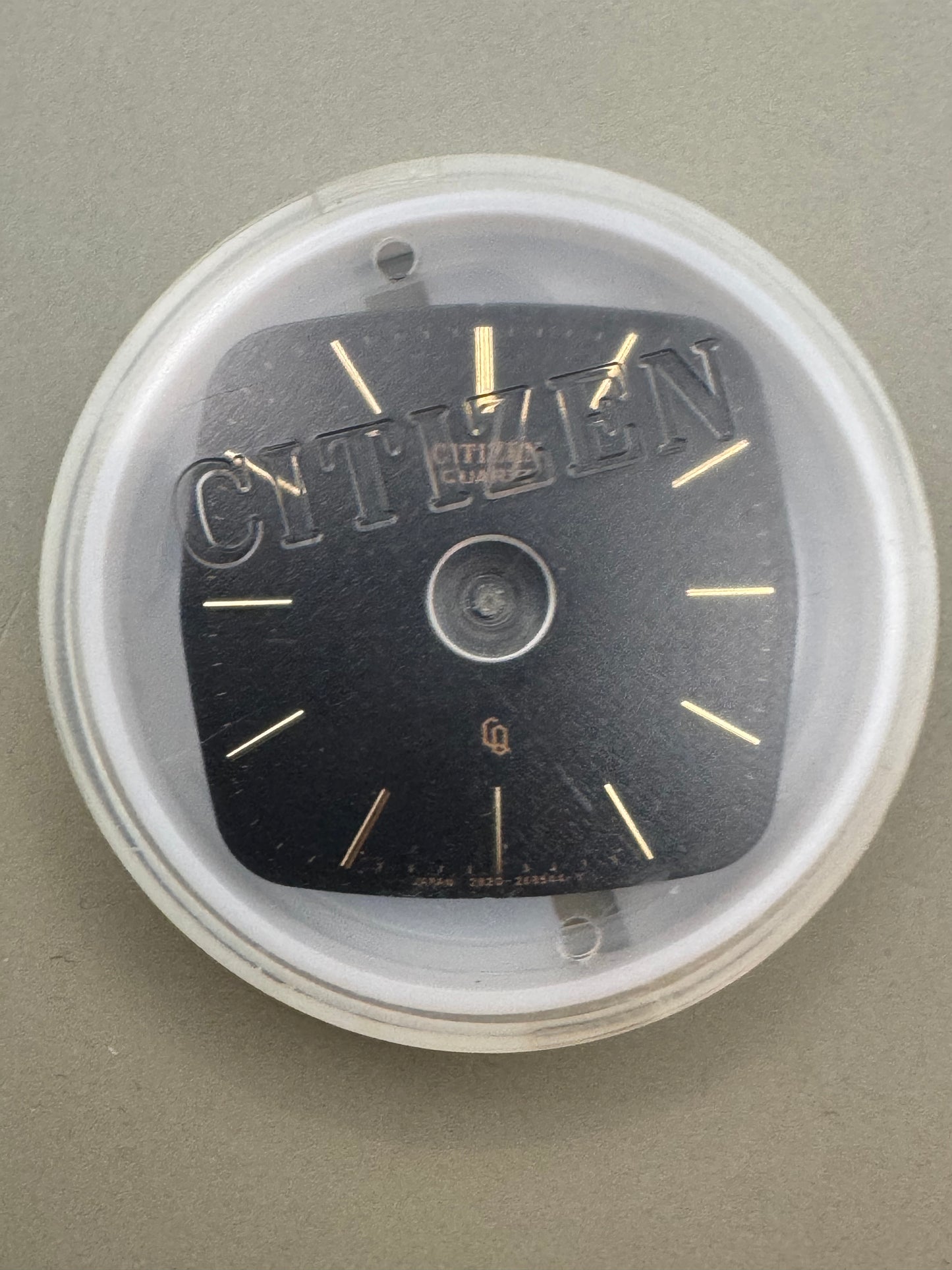 Citizen Original Dial 6-268544 (Quartz, Black – Square) – NOS