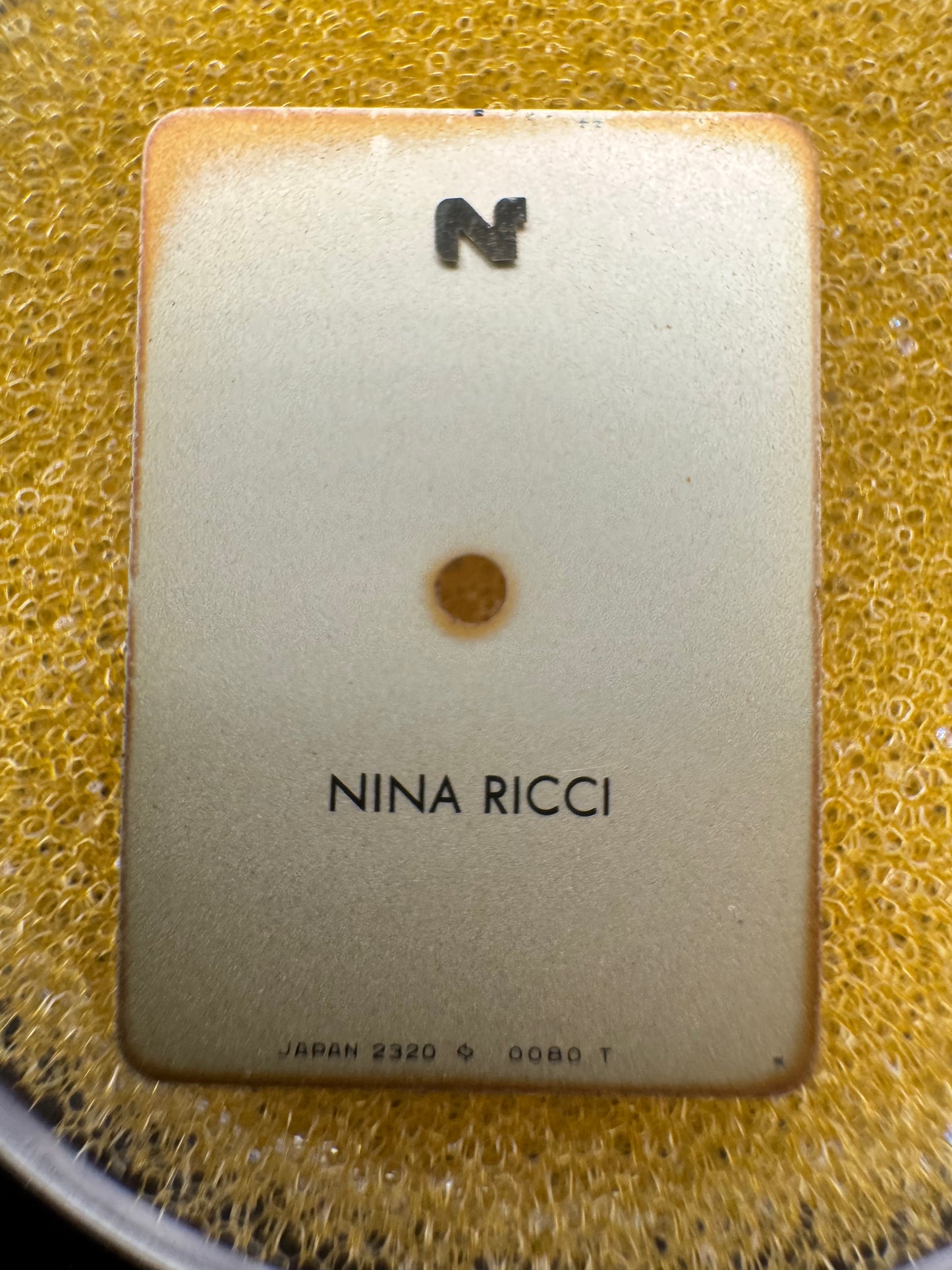 Seiko/NINA RICCI Original Dial 2320-0080 (rectangular, licensed model) – NOS