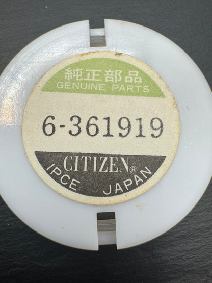 Citizen Original Zifferblatt 3630-361919 „Citizen Quartz" (Schwarz/Gold, applizierte Goldziffern) – NOS