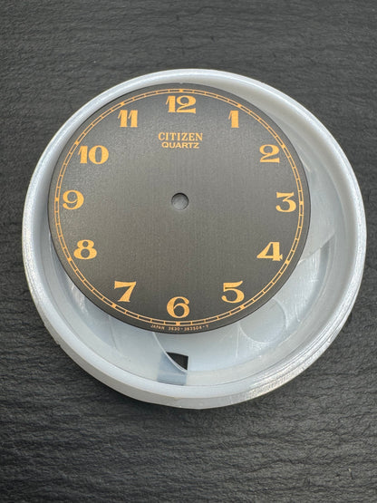 Citizen Original Dial 3630-363504 "Citizen Quartz" (Anthracite/Gold) – NOS