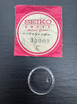 Seiko Tokelaito Crystal 33003 – Ø approx. 22.2 mm – round, faceted cut with date magnifier – mineral glass – Vintage Watch Glass – NOS