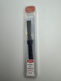 Bear – Vintage NOS Echt-Eidechsenleder-Band, Schwarz, 9 mm, goldfarbene Schließe, mit Box (Japan)