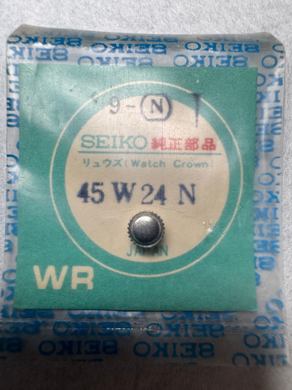Seiko NOS Crown 45W31N, gold-plated – Lord Matic Special 5206 / Seiko 7005 – 1 Piece