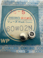 Seiko NOS Krone 60W02N, Stahl – Seiko World Time 6217-7010 – 1 Stück