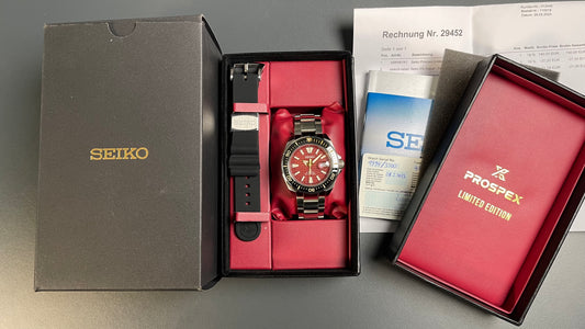 Seiko Prospex King Samurai „Shu-iro" SRPH61K1 – Limited Edition, Europa-exklusiv, 3.500 Stück