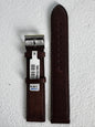 Herzog Lederarmband „Italo-Vintage“ – Dunkelbraun, Made in Italy (20/22 mm) – B-Ware