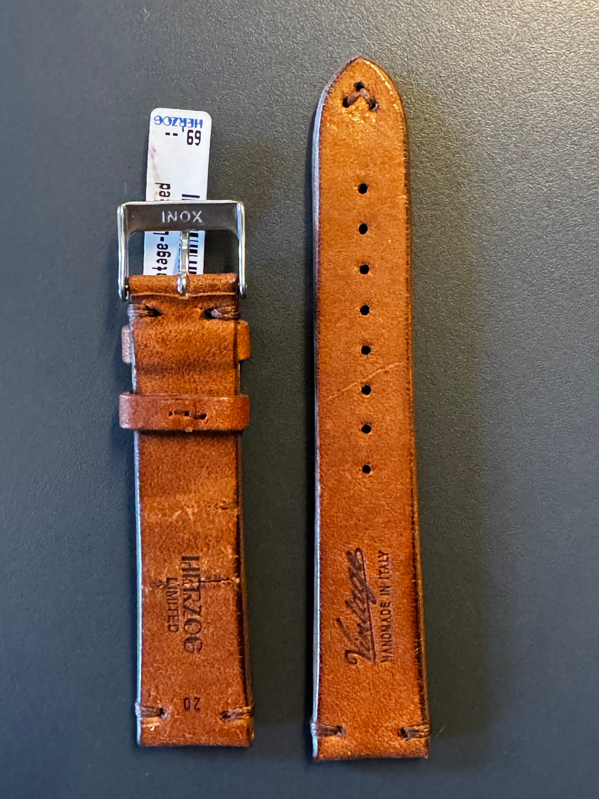 Vintage-Limited Maroni 20 mm – Stück B – Innenseite