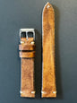 Vintage-Horse 18 mm – Stück C (wärmeres Braun) – Außenseite