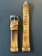 Vintage-Horse 18 mm – Stück B (helles Graubraun, leicht oliv) – Außenseite