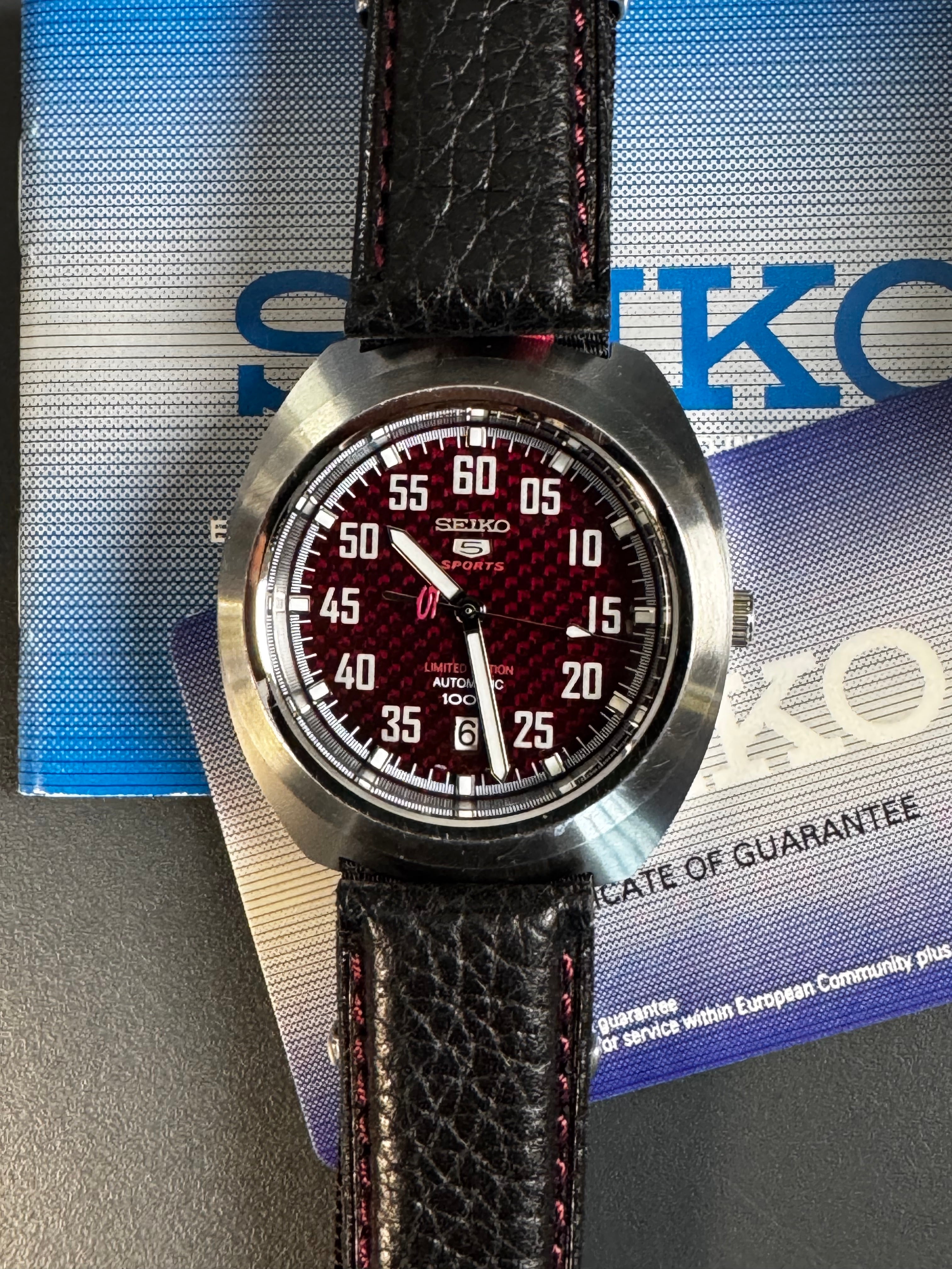 Seiko 5 Sports SRPA87K1 Limited Edition gebraucht – Full Set inkl