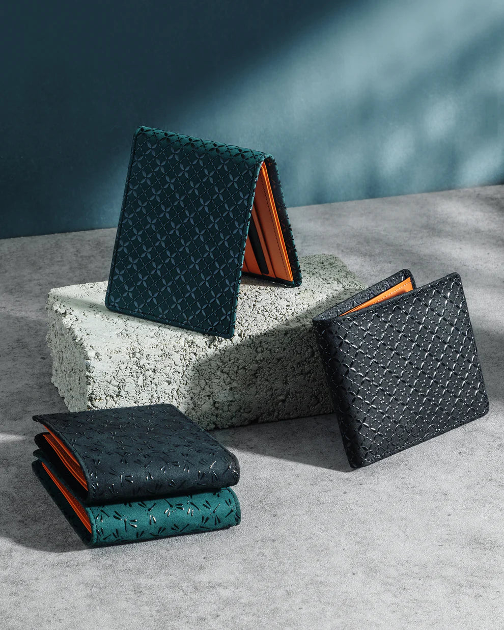 INDEN Folded Wallet HISOKA „New Seven Treasures“ – BK x BK